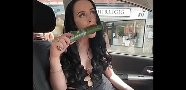  Want to see what I do with cucumbers in public